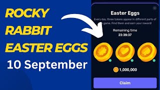 10 September Rocky Rabbit Easter Eggs Today Rocky Rabbit Easter Eggs Rocky Rabbit Easter Eggs Card [upl. by Salguod440]