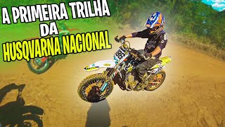 A PRIMEIRA TRILHA DE HUSQVARNA MIX 330CC  IMPORTADA COM MOTOR NACIONAL [upl. by Attikram703]