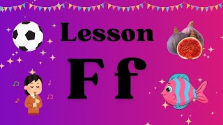 Letter Ff lesson for kids  letter Ff demo class  Ff lessons  Ff demo  Ff learning program [upl. by Petulah236]