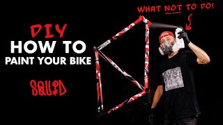 How to prepare your bike for paint DIY [upl. by Assenej501]