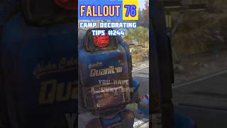 Camp Decorating Tips no 244 queues fallout76 fallout camp campbuilding fallout76tips [upl. by Rech]