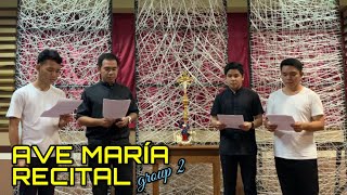 Spanish Song Recital Ave María  Music by Samuel V Gutierez group 2 [upl. by Aliel851]