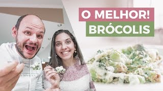 RECEITAS FITNESS 🥦 Como fazer BRÓCOLIS GRATINADO Gostoso [upl. by Ehcor]