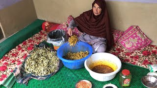 Traditional Pickle Recipe  Dasi Achar Recipe  Organic Pickle Made At Home In Gilgit Baltistan [upl. by Toscano]