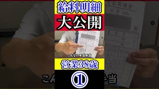 【給料明細】営業38歳サラリーマン8月の給与明細書を大公開！ 給料明細 手取り [upl. by Oap]