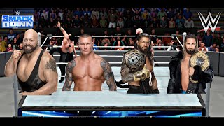 WWE2K18 SETH ROLLINS RANDY ORTON BIG SHOW ROMAN REIGNS FATAL4 WAY [upl. by Lokim]