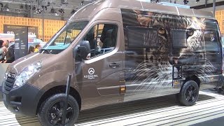 Opel Movano 23 BiTurbo L3H3 35 t 4x4 Reisemobil Panel Van 2017 Exterior and Interior in 3D [upl. by Nalon368]