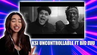 KSI UNCONTROLLABLE ft Big Zuu REACTION [upl. by Siurtemed]