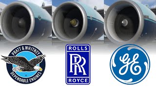 Prepar3D  PMDG 777200ER Takeoff Spoolup Engine Sound Comparison between PW RR and GE [upl. by Lubbi]