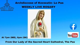 Live weekly Rosary from Our Lady of the Sacred Heart Cathedral [upl. by Volkan]