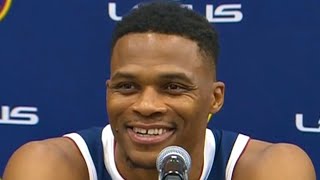 Russell Westbrook Reacts To Leaving Clippers Joining Nikola Jokic And Nuggets [upl. by Hyacinthie]