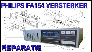 Philips VersterkerFA154 Reparatie [upl. by Ahseeyt439]