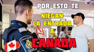 COMO EVITAR QUE TE NIEGUEN LA ENTRADA A CANADA COMO TURISTA [upl. by Desma]