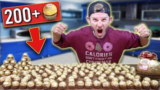 15000 Calorie Ferrero Rocher Chocolate Challenge [upl. by Eednus]