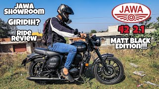 Riding BS6 JAWA 42 21 Matt Black Edition Jawa or Royal Enfield Complete Ride Review  MxK [upl. by Gerome]