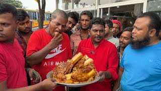 ৫ কেজির গরুর নেহারী খেয়ে ঢাকার রাস্তায় আবারো বিশ্ব রেকর্ড গড়লো মিরপুরের জহির খাদক [upl. by Aiel739]