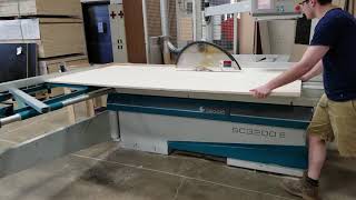 Griggio SC3200 sliding table saw [upl. by Ssew]