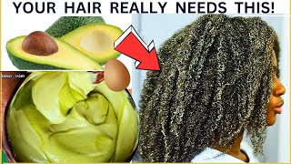 HOW TO NATURALLY THICKEN YOUR HAIR  diy Protein Treatment For Rapid Hair Growth [upl. by Litnahc]