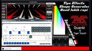 Shape amp Effect Shape Generator Tutorial AVOLITE QuartzTiger touch Titan Indonesia [upl. by Esadnac]