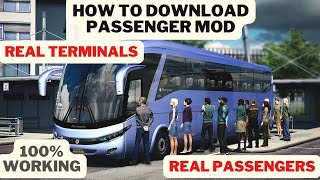 How to Install Bus Mod Passenger and Bus Terminals in ETS2 149  Complete Guide [upl. by Bicknell]