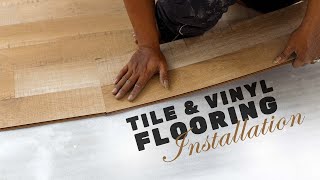 How to Install Tile amp Vinyl Plank Flooring  Genixflooring tiles vinylflooring vinyltiles [upl. by Aronson]