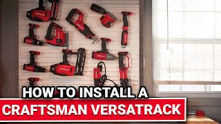 How To Install A Craftsman Versatrack  Ace Hardware [upl. by Shalne]