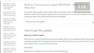 Cumulative Update for Windows 10 Version 22H2 for x64 based Systems KB5040427 [upl. by Sanson]