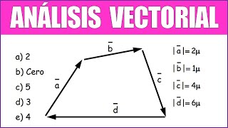 HALLAR el MÓDULO DEL VECTOR RESULTANTE  ANÁLISIS VECTORIAL [upl. by Rehptsirhc619]