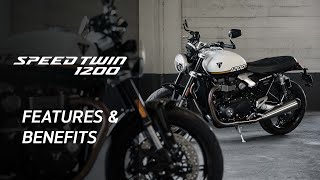 2025 Triumph Speed Twin 1200  Features and Benefits [upl. by Atteiram]