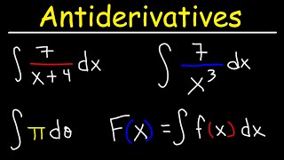 Antiderivatives [upl. by Zavala]