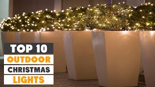 Top 10 Best Outdoor Christmas Lights in 2024  The Ultimate Countdown Reviews amp Best Picks [upl. by Annasus]