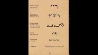 72 Names of God Ancient Hebrew Paleo Hebrewand Modern Hebrew alphabets [upl. by Anerat]