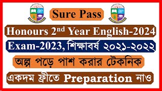 Honours Second Year English Suggestion 2024 [upl. by Aletta867]