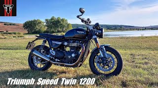 Triumph Speed Twin 1200  Ride  Onboard camera 4K [upl. by Ahsiyn37]