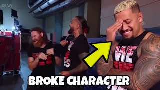 8 Minutes of WWE Wrestlers Breaking Character Hillariously [upl. by Lesirg]