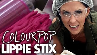 Learning How Lipstick is Made at the ColourPop Factory Beauty Trippin [upl. by Llednik]