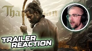 THANGALAAN Trailer Reaction My First Tamil Language Film [upl. by Alrats]