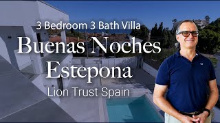 QUALITY 3 bed 3 bath villa with SEA VIEWS in Buenas Noches Estepona  Property For Sale 12mil€ [upl. by Scoville]