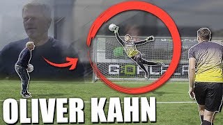 FREEKICKERZ DREHTAG MIT OLIVER KAHN [upl. by Llereg]