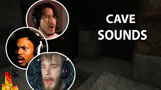 Gamers Reaction to Minecraft Cave Sounds [upl. by Harrus]