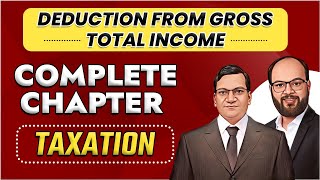 Deductions From Gross Total Income  Direct Tax  80C amp 80U Deduction  12th  CMA  CA  BBA  BCOM [upl. by Silvestro]