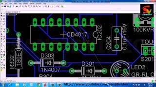 EAGLE  9 of 12  PCB LAYOUT  Fix Ratsnest with Jumper   How to design circuit [upl. by Moll655]