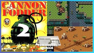 Cannon Fodder 2  Commodore Amiga gameplay on Mister FPGA [upl. by Treb]