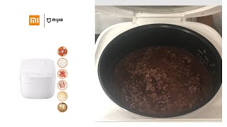 How to cook champorado chocolate rice porridge using Xiaomi C1 Rice Cooker [upl. by Faythe]