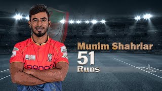 Munim Shahriars 51 Runs Against Sylhet Sunrisers  24th Match  Highlights  Season 8  BBPL 2022 [upl. by Hairacaz]