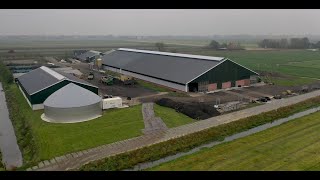 Dairy Farm with 280 cows in Western Netherlands with Mavasol  Bedding Master [upl. by Ahsian]