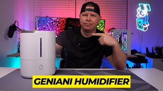 GENIANI Ultrasonic Cool Mist Humidifier Review [upl. by Nitreb]