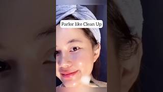 Parlour Like Face Cleanup At Home skincare routine [upl. by Wurst]