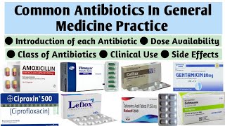 Common Antibiotics and their uses top antibiotics  konsi antibiotics kis kaam aati hai [upl. by Pasol]