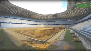 FC Bayern München  Umbau der Allianz Arena 2014 mit heiler [upl. by Anelet785]